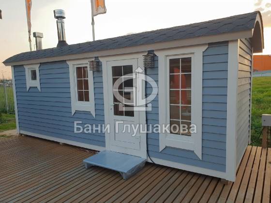 Каркасная баня «Буханочка» 6м №82500284