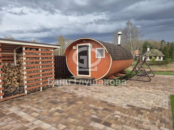 Большая баня бочка «МЕГА» 3х5,8