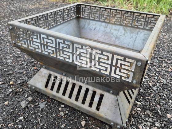 Костровая чаша в разобранном виде 3мм неокрашенная Модель 178