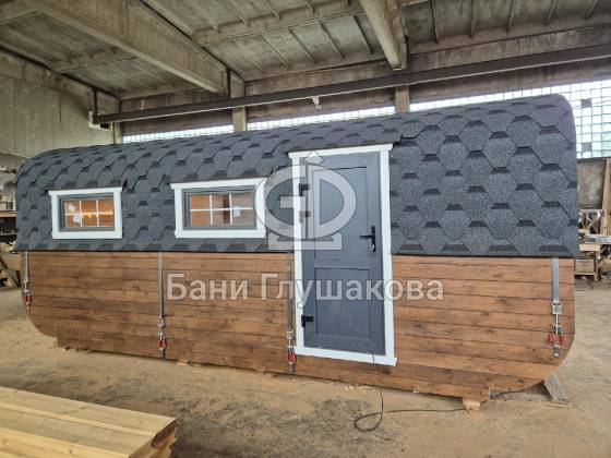 Баня «Карета» 2,4х6 из термодоски №82500289