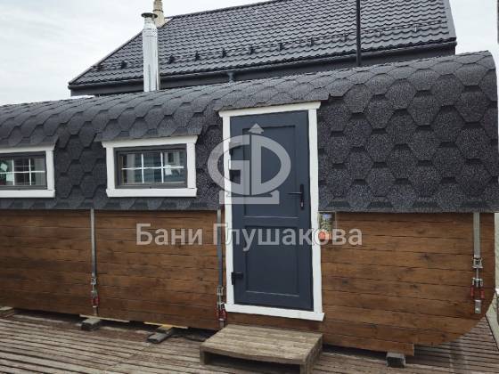 Баня «Карета» 2,4х6 из термодоски №82500289
